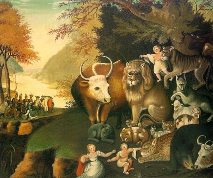 Peaceable Kingdom by Edward Hicks, 1834